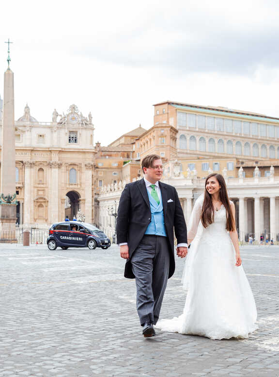 Sposi Novelli Photoshoot in Rome